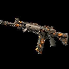 Galil AR | Пиксельный камуфляж «Ржавчина»