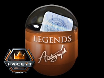 Капсула с автографами легенд FACEIT London 2018